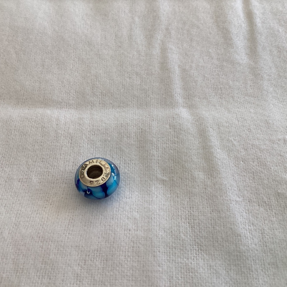 Blue Murano Glass Charm